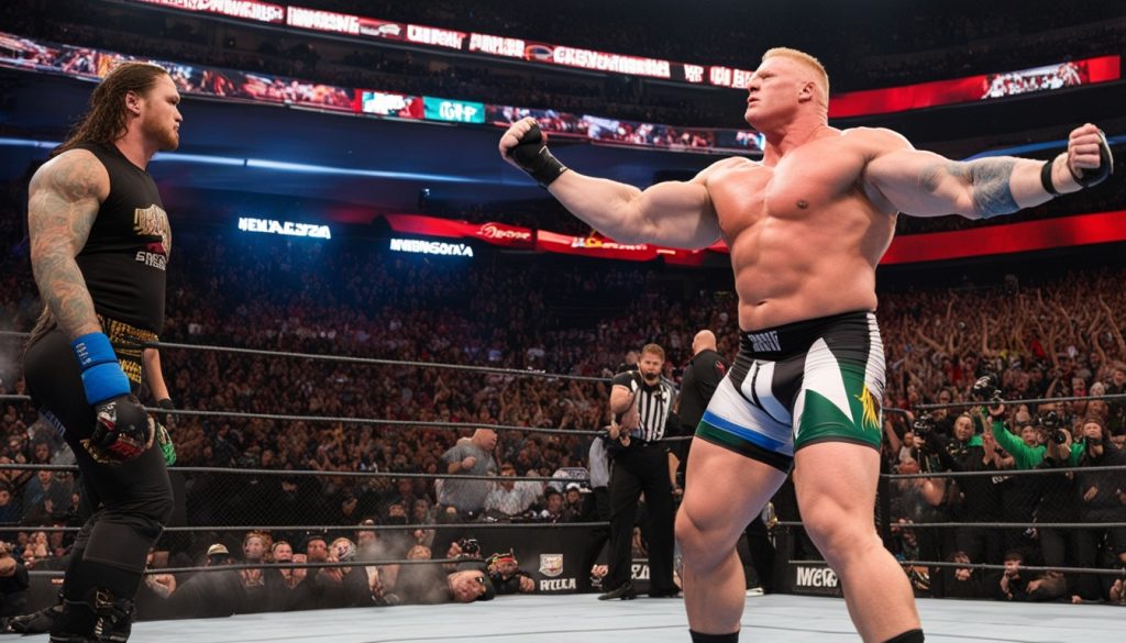 Brock Lesnar, a legendary wrestler from Minnesota