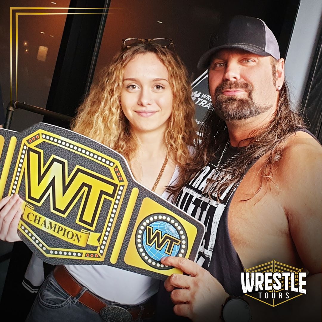 WrestleMania 35 NXT Pre Show Party James Storm and Chloe 2019 WrestleTours