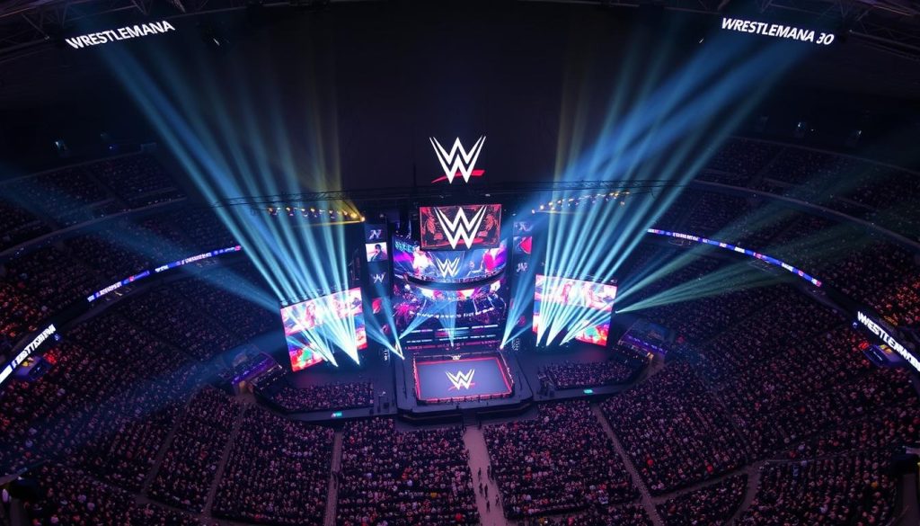 WrestleMania 30 at the Superdome in New Orleans