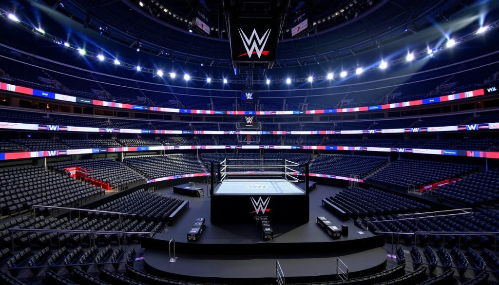 Sky News WWE coverage of Glasgow's OVO Hydro venue announcement
