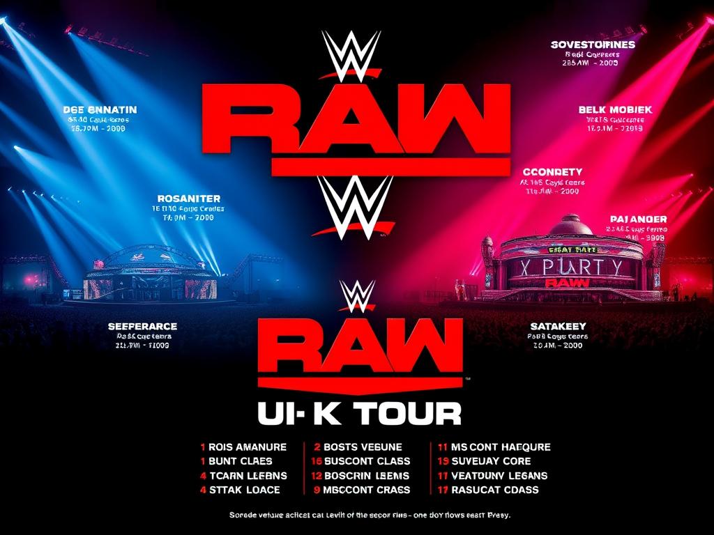 WWE Raw UK Tour featured on Sky News