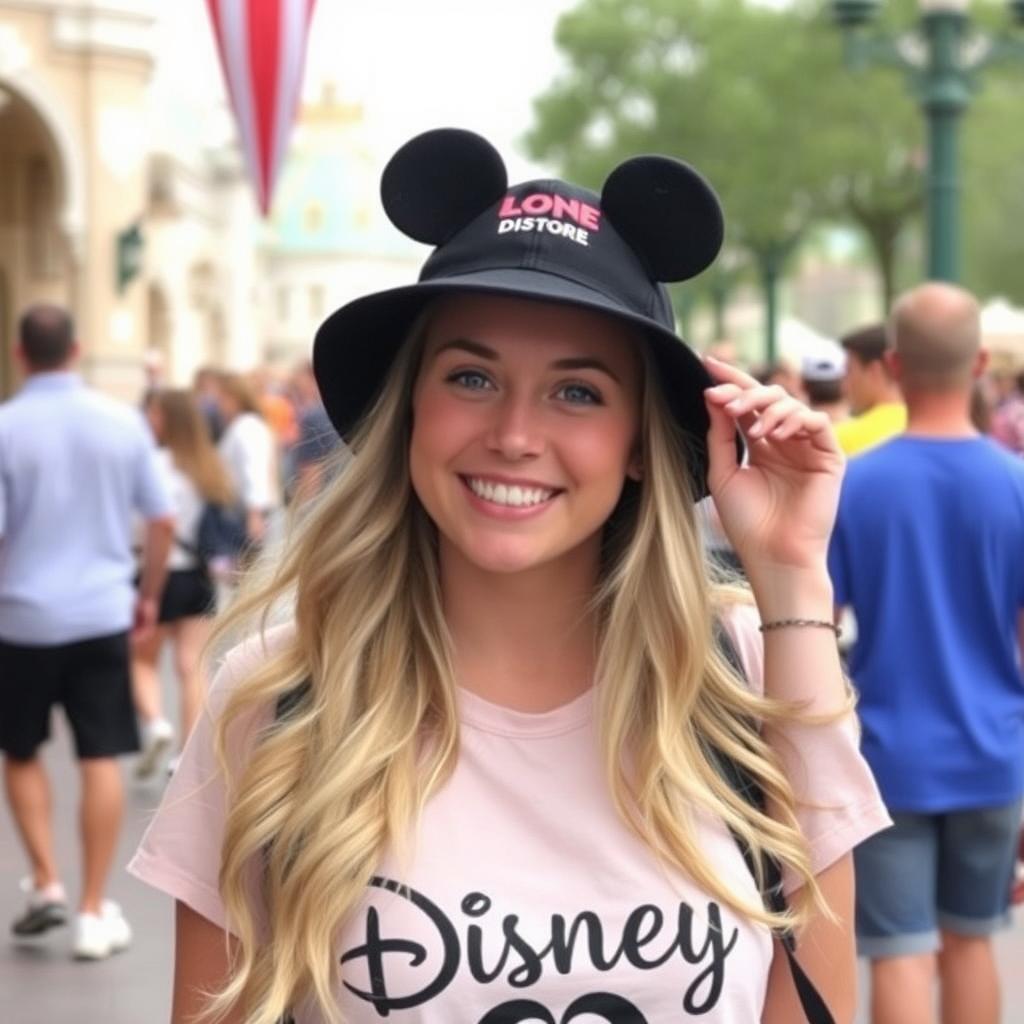 Alexa Bliss showing her Disney fandom