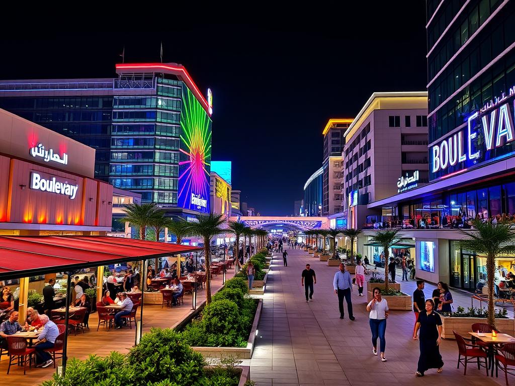 Boulevard Riyadh City entertainment district, potential area near WrestleMania 43 location