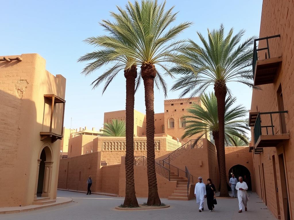 Diriyah historical district in Riyadh, cultural attraction near WrestleMania 43 location