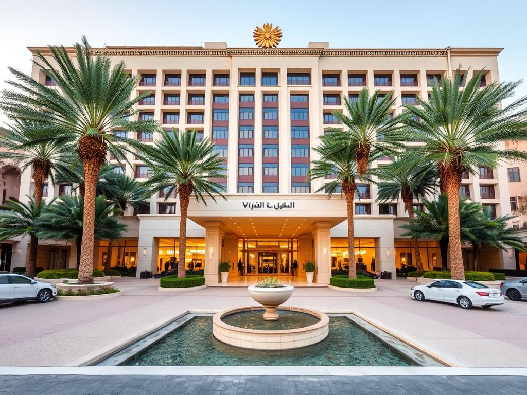 Luxury hotel in Riyadh diplomatic quarter, accommodation option for WrestleMania 43 visitors