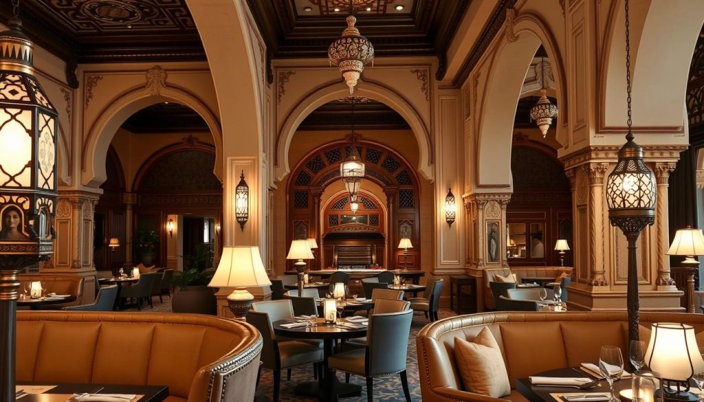 Traditional Saudi Arabian restaurant in Riyadh, dining option for WrestleMania 43 visitors